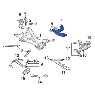 Mitsubishi OE - Rear Lower Forward Suspension Control Arm
