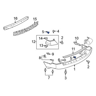 Mitsubishi OE - Bumper Cover Cap