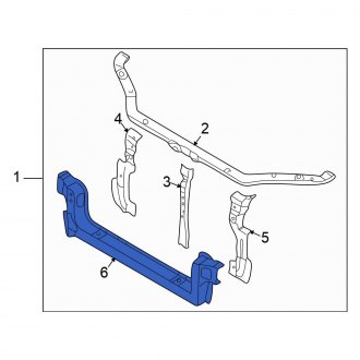 Mitsubishi Evolution Radiator Supports — CARiD.com