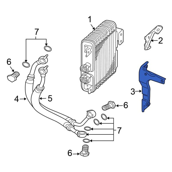 Engine Oil Cooler Bracket