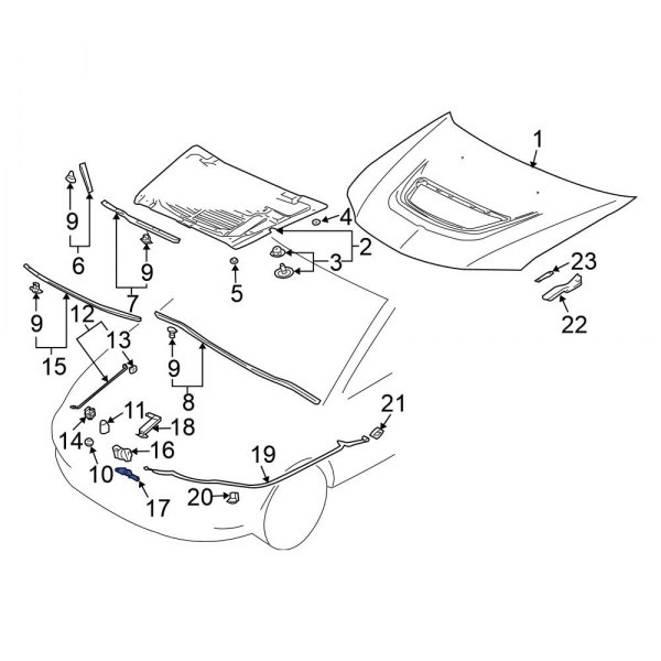 Hood Latch Cover