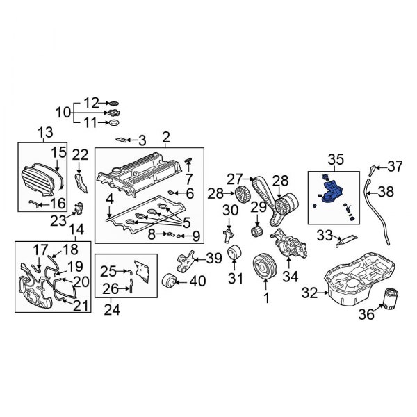 Engine Oil Filter Housing