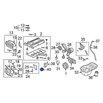 Mitsubishi OE - Engine Timing Belt Idler