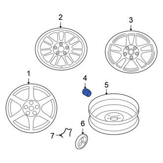 Mitsubishi OE - Wheel Lug Nut