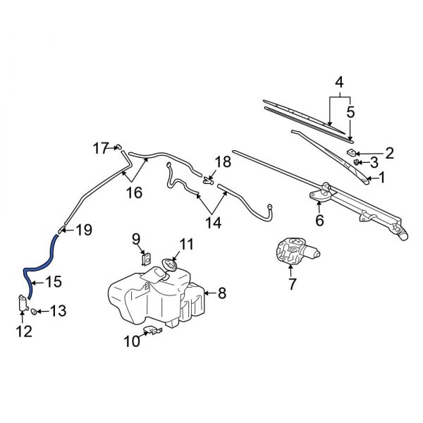 Windshield Washer Hose