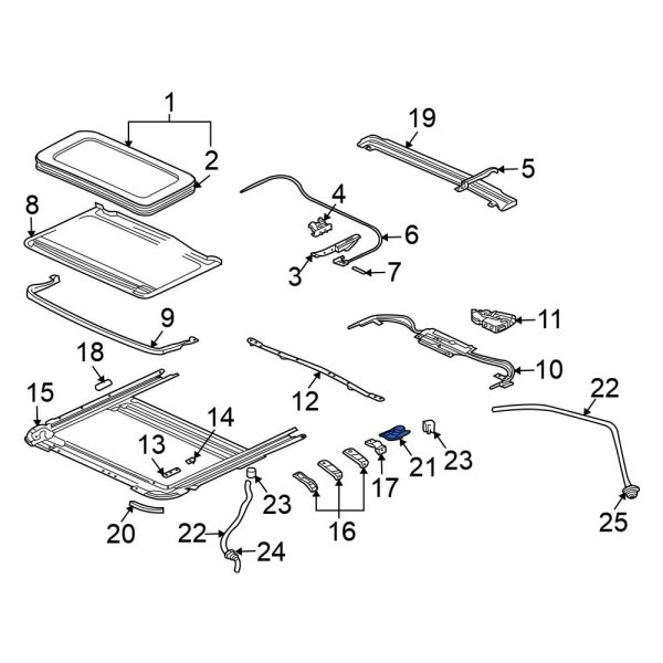 Sunroof Drip Rail