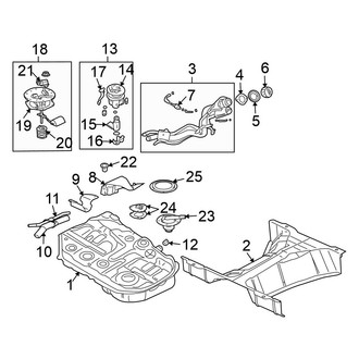 Mitsubishi OE - Fuel System Components