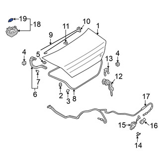 Mitsubishi OE - Trunk Light Bulb