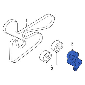 Mitsubishi OE - Accessory Drive Belt Tensioner Assembly