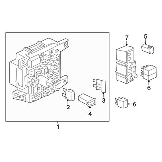 Mitsubishi OE - Electrical - Fuse & Relay (Instrument Panel)