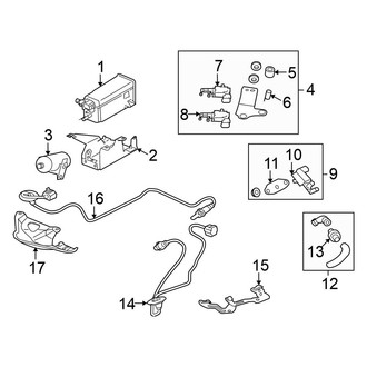 Mitsubishi OE - Emission System - Emission Components