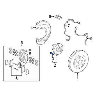 Mitsubishi OE - Front Wheel Lug Stud