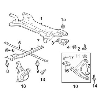 Mitsubishi OE - Front Suspension - Suspension Components