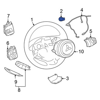 Mitsubishi OE - Steering Wheel Nut