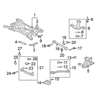 Mitsubishi OE - Rear Suspension - Suspension Components