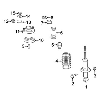 Mitsubishi OE - Rear Suspension - Struts & Components