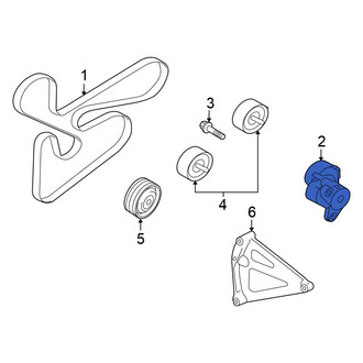 Mitsubishi OE - Accessory Drive Belt Tensioner Assembly