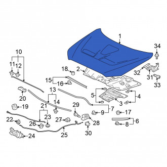 Mitsubishi Lancer Replacement Hood Panels — CARiD.com