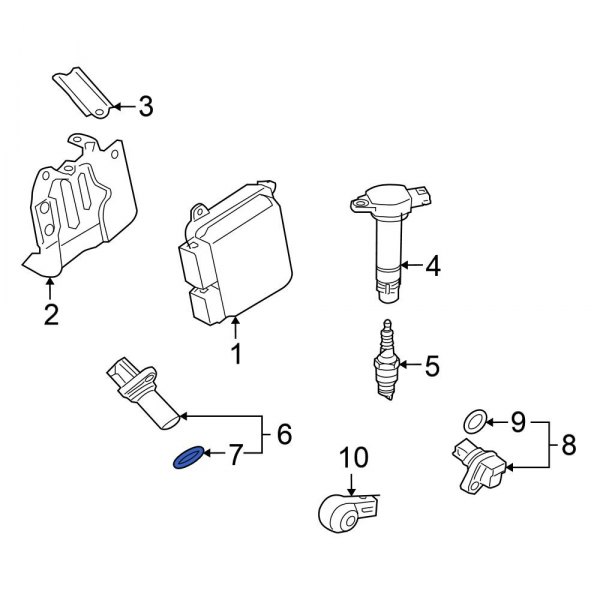 Engine Crankshaft Position Sensor Seal