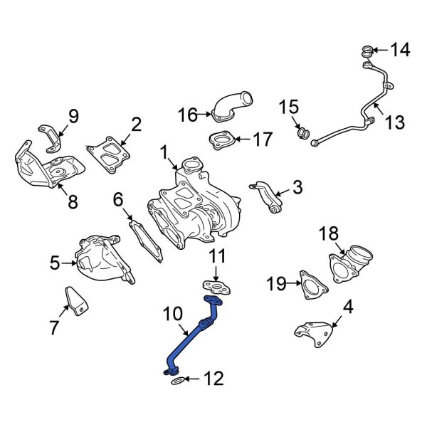 Turbocharger Oil Line