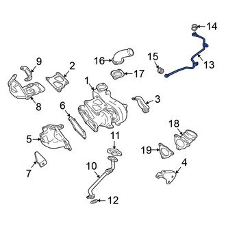Mitsubishi OE - Turbocharger Oil Line