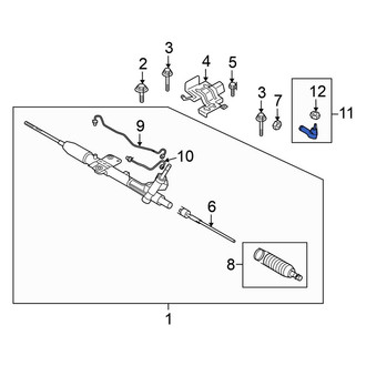 Mitsubishi OE - Inner Steering Tie Rod End