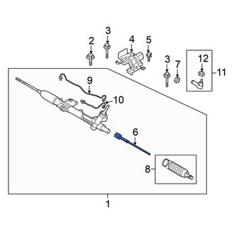 Mitsubishi OE - Inner Steering Tie Rod End