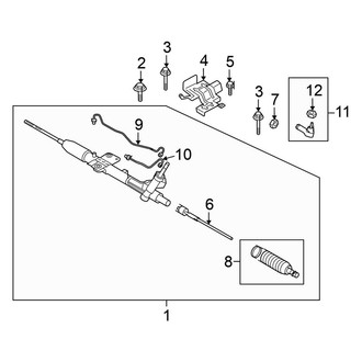 Mitsubishi OE - Steering Gear & Linkage - Steering Gear