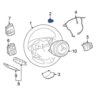 Mitsubishi OE - Steering Wheel Nut
