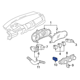 Mitsubishi OE - Cabin Air Temperature Sensor