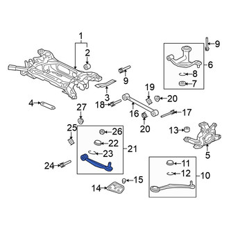 Mitsubishi OE - Rear Lower Forward Suspension Control Arm