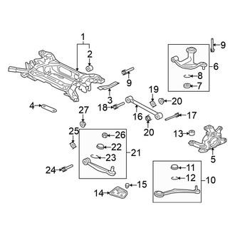 Mitsubishi OE - Rear Suspension - Suspension Components