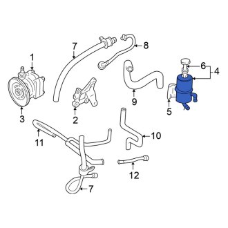 Mitsubishi Montero Power Steering Reservoirs | Caps, Seals — CARiD.com