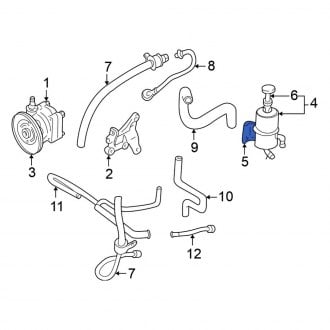 Mitsubishi Montero Power Steering Reservoirs | Caps, Seals — CARiD.com