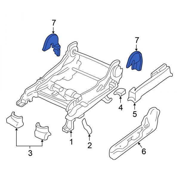 Seat Back Recliner Adjustment Mechanism Cover