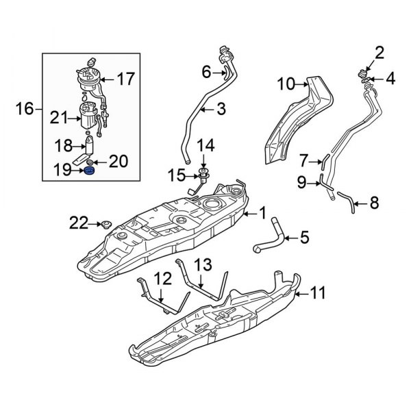 Fuel Pump Mounting Bracket