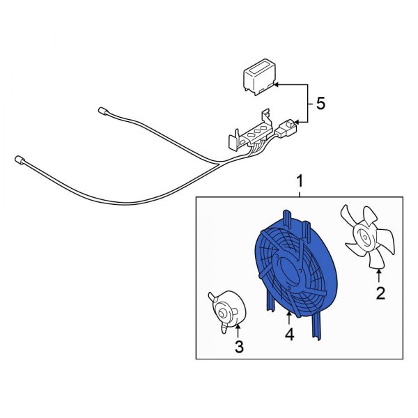 A/C Condenser Fan Shroud