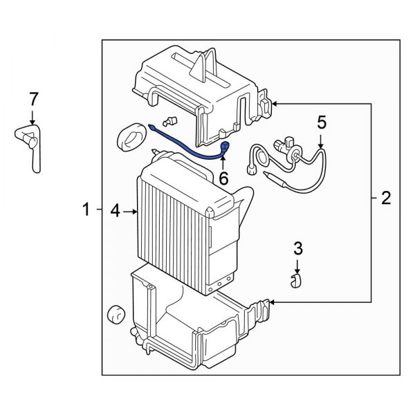 A/C Evaporator Temperature Sensor