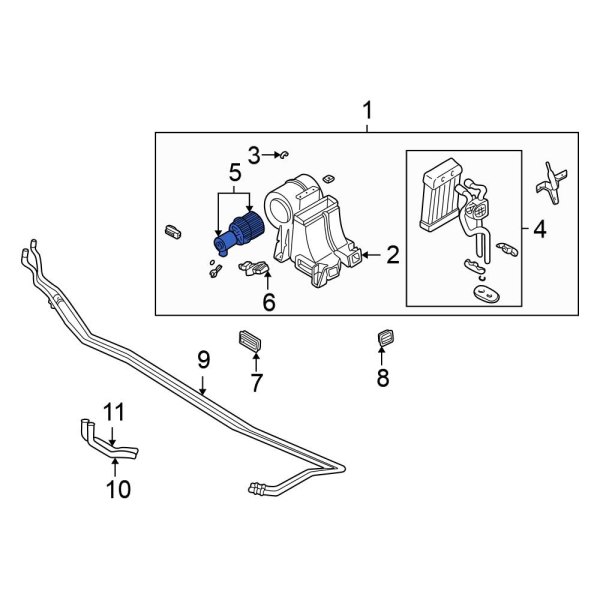 HVAC Blower Motor Assembly