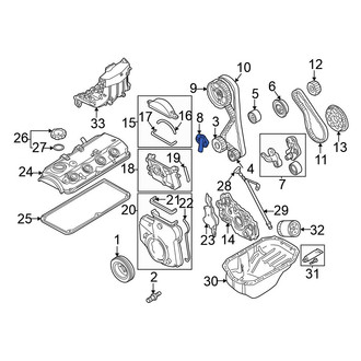 Mitsubishi OE - Belt Tensioner Adjustment Bar