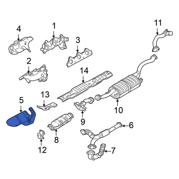 Exhaust Manifold Heat Shield