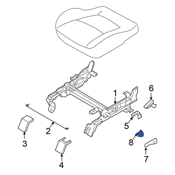 Seat Height Adjuster Handle