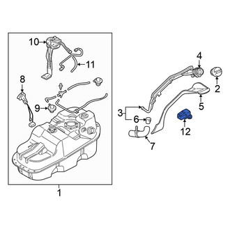 Mitsubishi OE - Fuel Tank Pressure Sensor