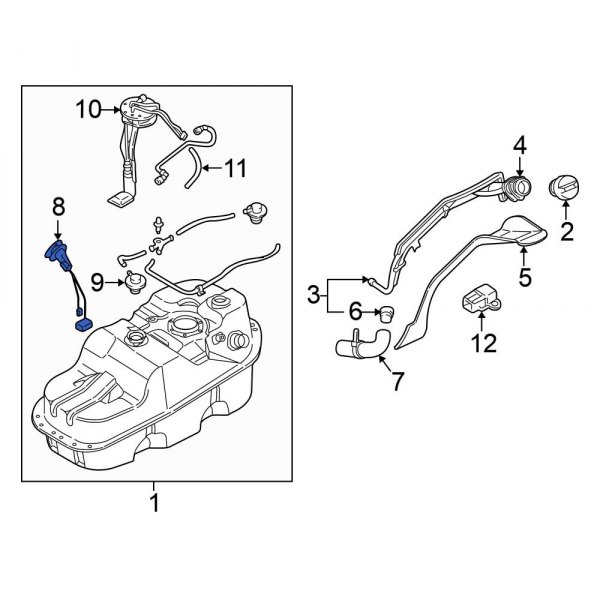 Fuel Sender and Hanger Assembly