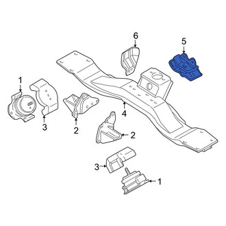 Mitsubishi OE - Rear Automatic Transmission Mount