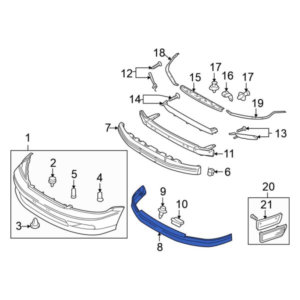 Radiator Support Air Deflector