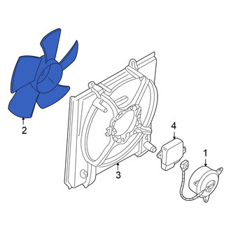 Mitsubishi OE - Engine Cooling Fan Blade