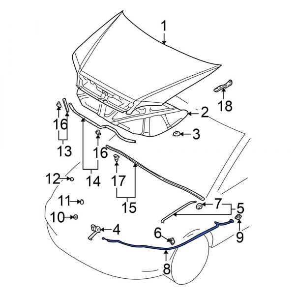 Hood Release Cable