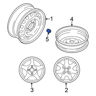 Mitsubishi OE - Wheel Lug Nut