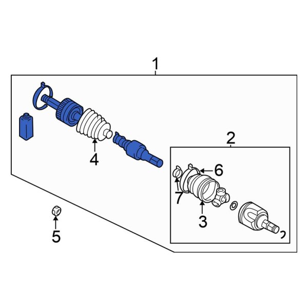 CV Axle Assembly